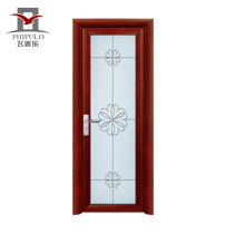 Сделано в Китае Высококачественный европейский стиль Интерьер ПВХ двери для ванной комнаты